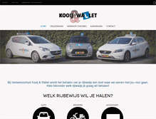 Tablet Screenshot of kooijenwallet.nl